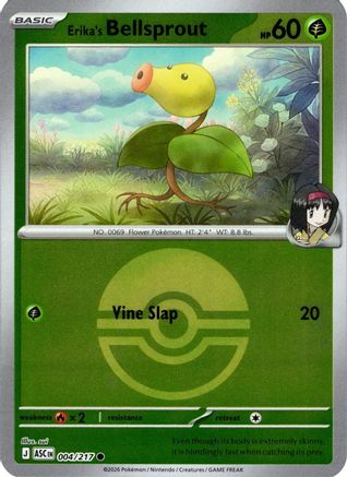 Erika's Bellsprout (Poke Ball) 004/217 - Reverse Holofoil Ascended Heroes