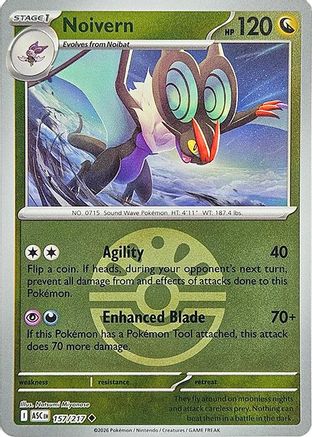 Noivern (Friend Ball) 157  - Reverse Holofoil ME Ascended Heroes