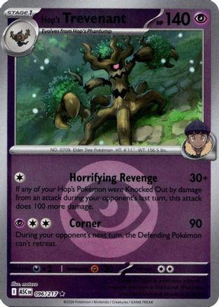 Hop's Trevenant (Energy Symbol Pattern) 096/217 - Reverse Holofoil Ascended Heroes