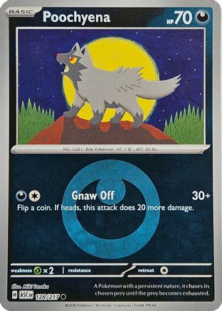 Poochyena (Energy Symbol Pattern) 128/217 - Reverse Holofoil Ascended Heroes