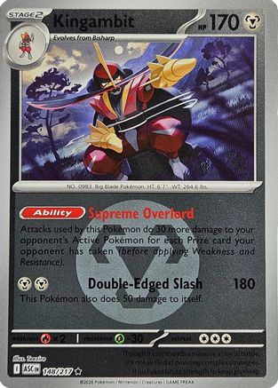Kingambit (Energy Symbol Pattern) 148/217 - Reverse Holofoil Ascended Heroes