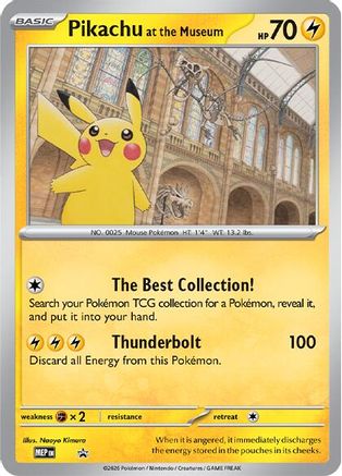 Pikachu at the Museum  Jumbo Cards