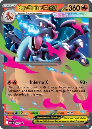 Mega Charizard X ex 029  - Holofoil Mega Evolution Promo