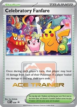 Celebratory Fanfare (Ace Trainer) 028  Mega Evolution Promo
