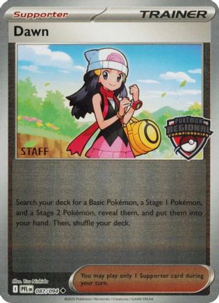 Dawn (Regional Championship) [Staff] 087  - Reverse Holofoil League & Championship Cards