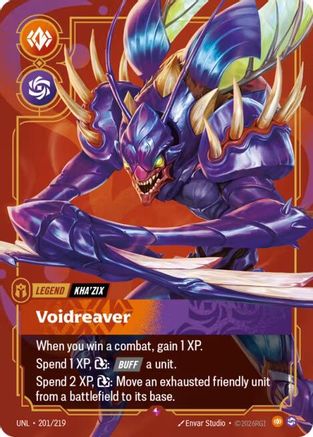Kha'Zix - Voidreaver 201/219 - Unleashed Foil