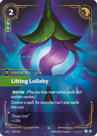 Lilting Lullaby 190/219 - Unleashed Foil