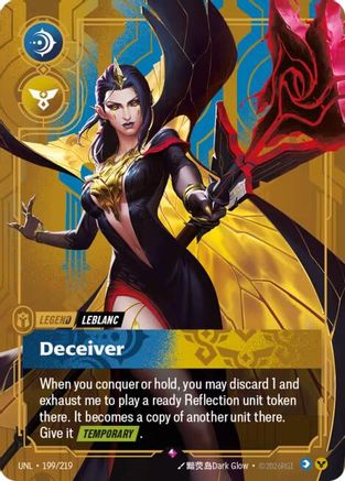 LeBlanc - Deceiver 199/219 - Unleashed Foil