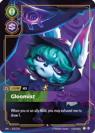 Vex - Gloomist 193/219 - Unleashed Foil