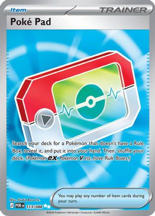Poke Pad 113/088 - Holofoil Perfect Order