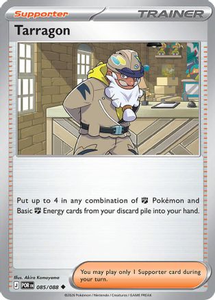 Tarragon 085/088 - Reverse Holofoil Perfect Order