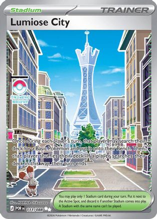 Lumiose City 111/088 - Holofoil Perfect Order