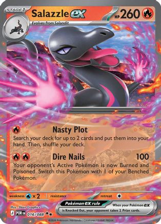 Salazzle ex 016/088 - Holofoil Perfect Order