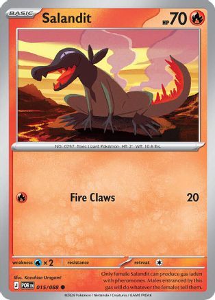 Salandit 015/088 - Reverse Holofoil Perfect Order