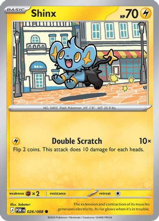 Shinx 026/088 - Reverse Holofoil Perfect Order