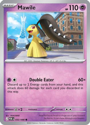 Mawile 032/088 - Reverse Holofoil Perfect Order