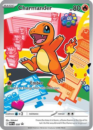 Charmander 038  - Holofoil Mega Evolution Promo