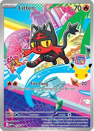 Litten 044  - Holofoil Mega Evolution Promo