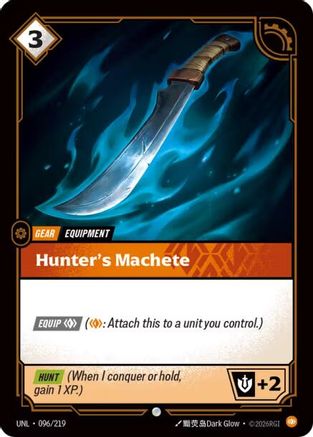 Hunter's Machete 096/219 - Unleashed
