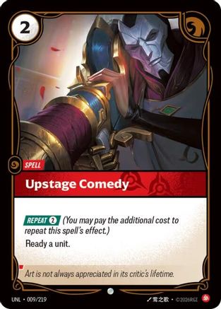 Upstage Comedy 009/219 - Unleashed Foil