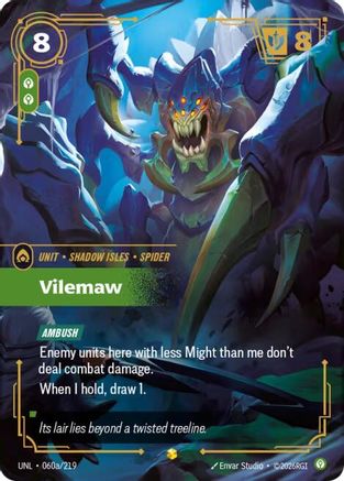 Vilemaw 060a/219 - Unleashed Foil