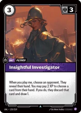 Insightful Investigator 135/219 - Unleashed