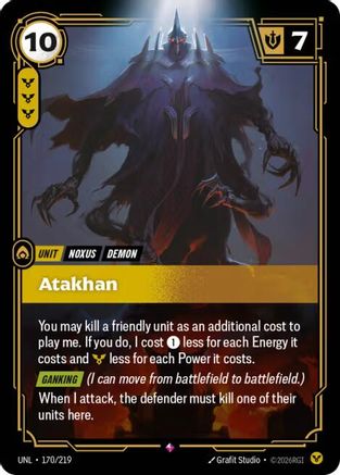 Atakhan 170/219 - Unleashed Foil