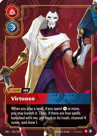 Jhin - Virtuoso 181/219 - Unleashed Foil
