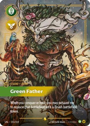 Ivern - Green Father (Overnumbered) 233/219 - Unleashed Foil