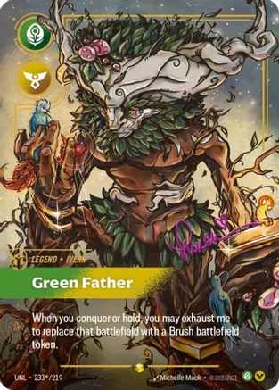 Ivern - Green Father (Signature) 233*/219 - Unleashed Foil