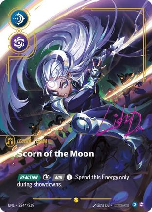 Diana - Scorn of the Moon (Signature) 234*/219 - Unleashed Foil