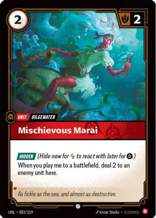 Mischevious Marai 003/219 - Unleashed