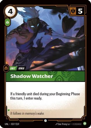 Shadow Watcher 037/219 - Unleashed Foil