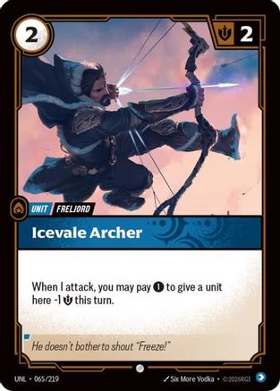 Icevale Archer 065/219 - Unleashed