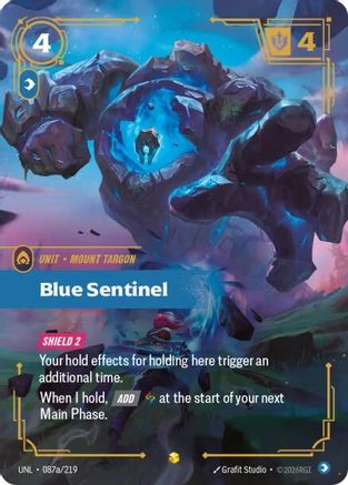 Blue Sentinel 087a/219 - Unleashed Foil
