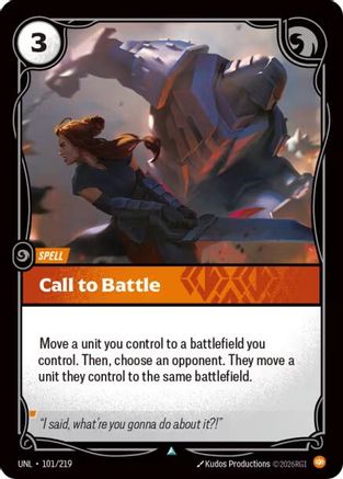 Call to Battle 101/219 - Unleashed Foil