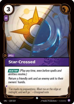 Star-Crossed 128/219 - Unleashed