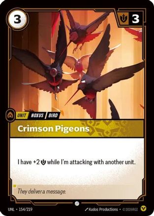 Crimson Pigeons 154/219 - Unleashed