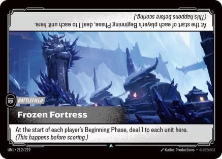 Frozen Fortress 212/219 - Unleashed Foil