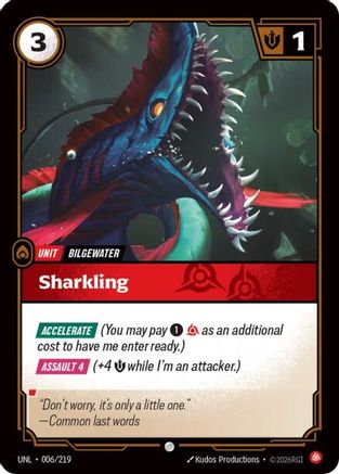 Sharkling 006/219 - Unleashed Foil