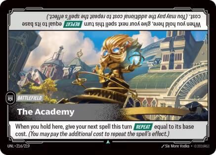 The Academy 216/219 - Unleashed Foil