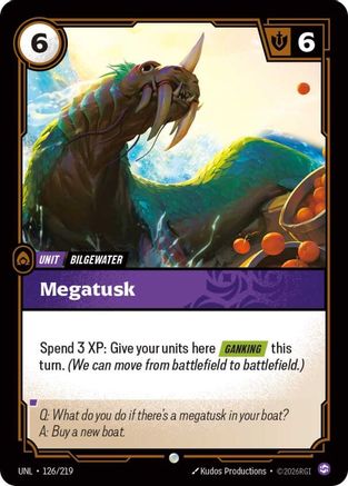 Megatusk 126/219 - Unleashed