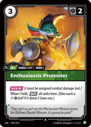 Enthusiastic Promoter 043/219 - Unleashed