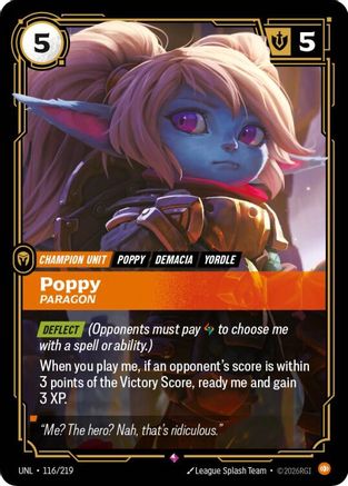 Poppy - Paragon 116/219 - Unleashed Foil