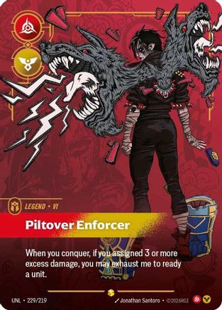 Vi - Piltover Enforcer (Overnumbered) 229/219 - Unleashed Foil