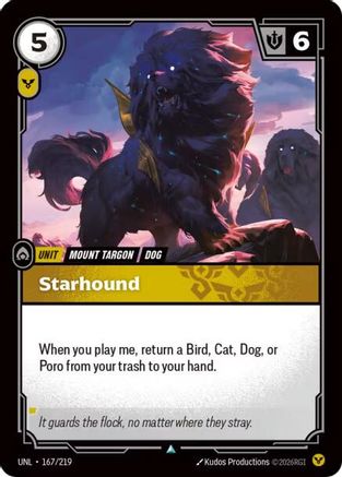 Starhound 167/219 - Unleashed Foil