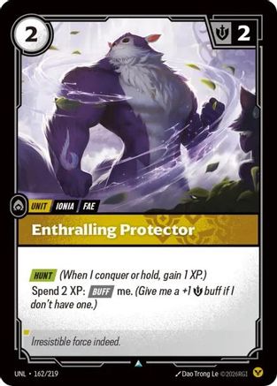 Enthralling Protector 162/219 - Unleashed Foil