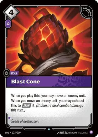 Blast Cone 133/219 - Unleashed Foil