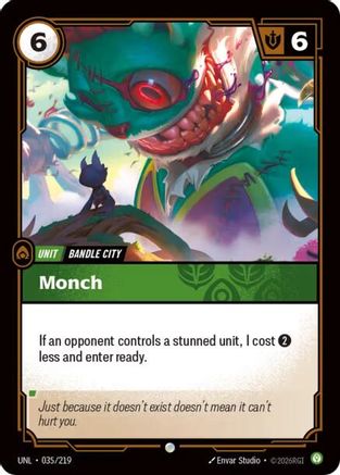 Monch 035/219 - Unleashed Foil