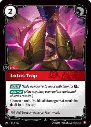 Lotus Trap 013/219 - Unleashed